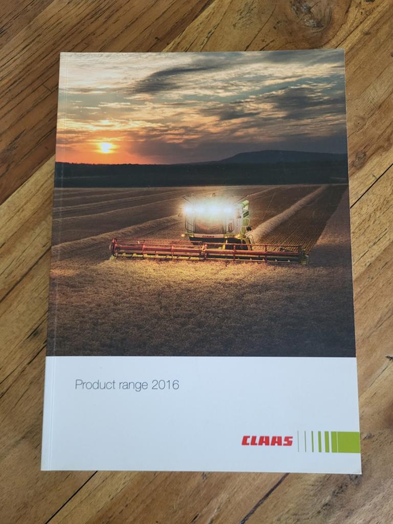 tractor folder Claas product range 2016, Boeken, Catalogussen en Folders, Ophalen of Verzenden, Zo goed als nieuw