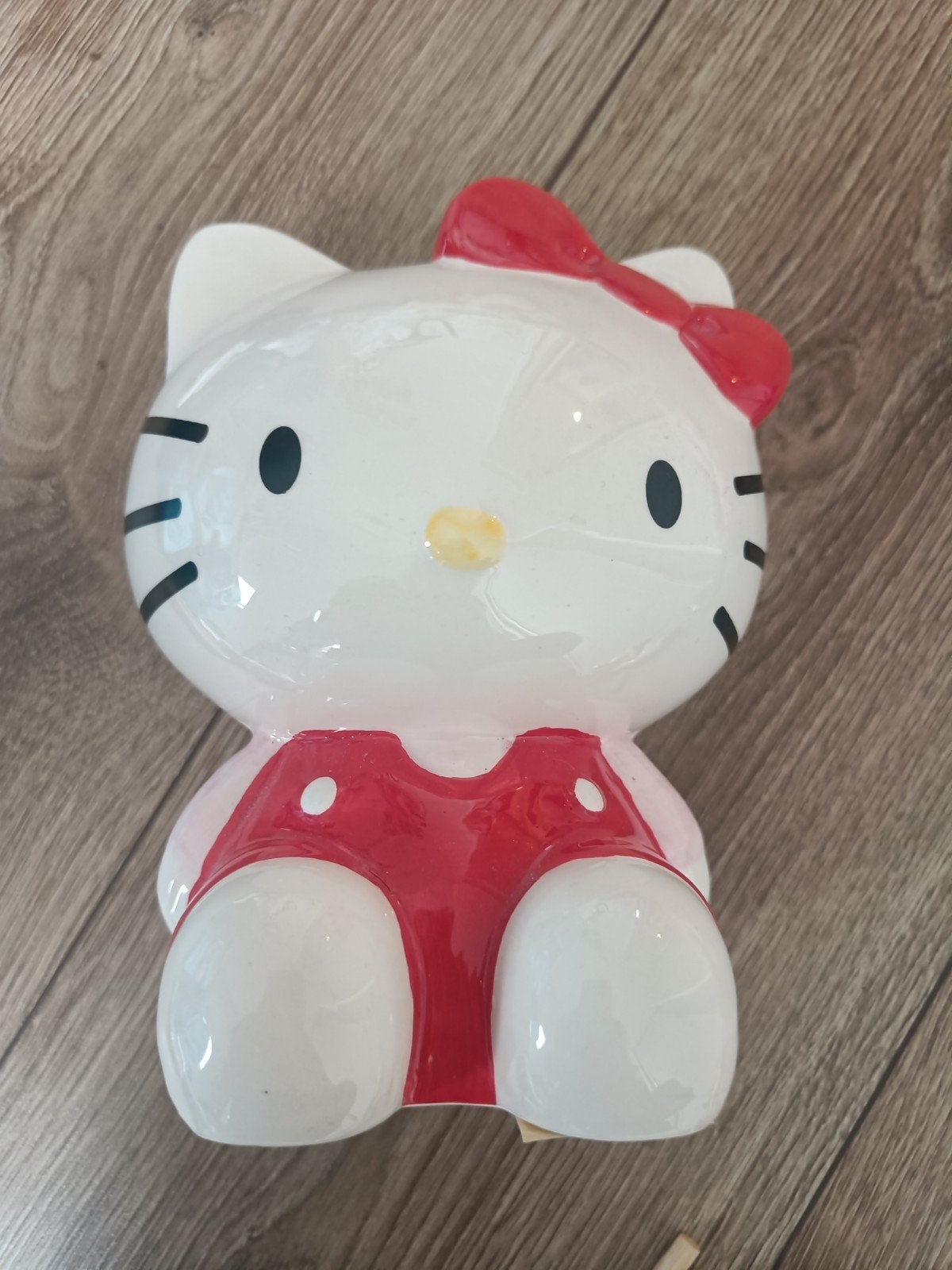Hello Kitty Spaarpot - Leuk voor Kinderen!, Ophalen of Verzenden, Gebruikt, Steen, Aardewerk of Keramiek, Strip- of Tekenfilmfiguur