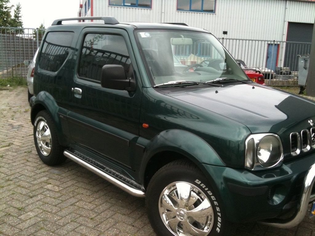 Suzuki Jimny Sidebars met rvs trede, Niet ingevuld, Niet ingevuld, Niet ingevuld