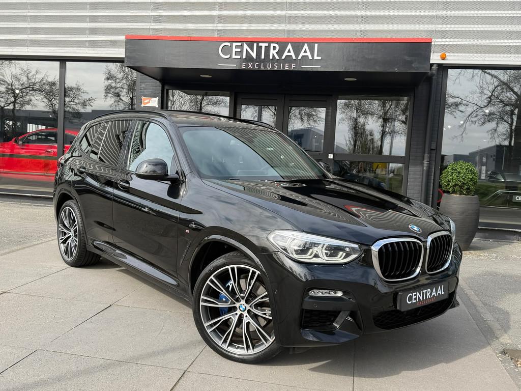 BMW X3 XDrive30i High Exe M-Sport Pano|Camera|HUD|Keyless|AC, Gebruikt, Zwart, 4 cilinders, 252 pk