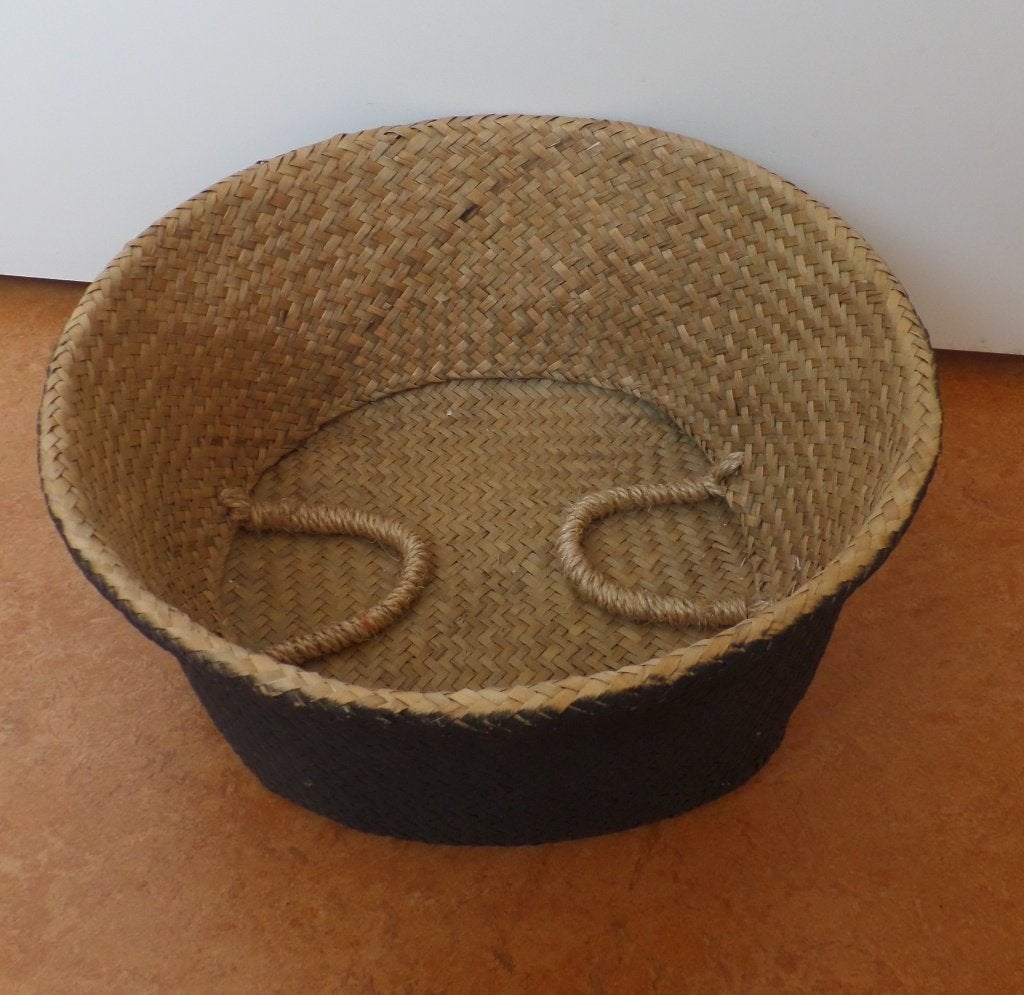 Rieten mand Plantenmand Nieuw, Mand, Rond, Nieuw, Ophalen of Verzenden