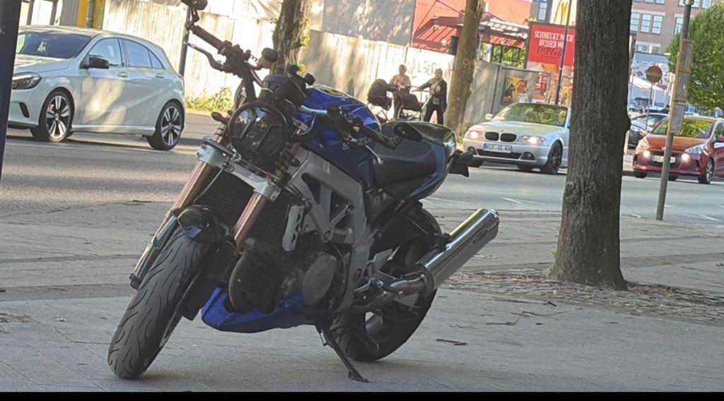Suzuki sv1000s, Motoren, Sportuitlaat, 2 cilinders, Motorrijbewijs A, Gebruikt