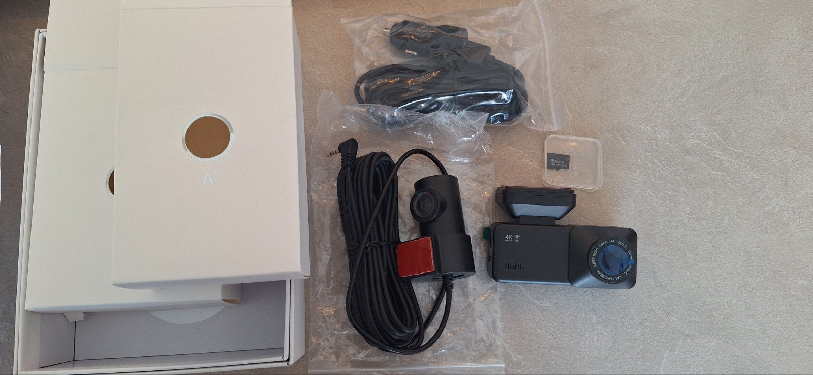 4K WiFi Dashcam, Auto diversen, Ophalen of Verzenden, Nieuw