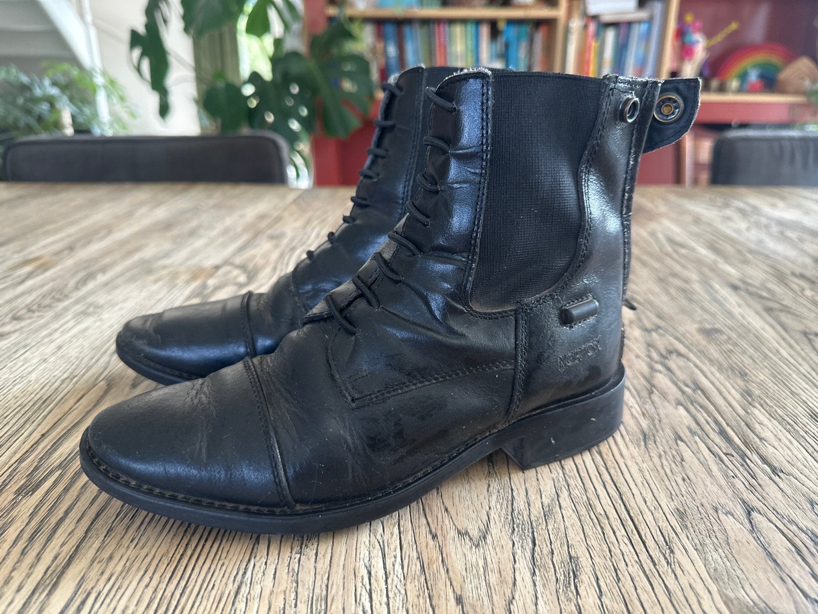 Paardrijschoenen jodhpurs leer mt 34, Dressuur, Ophalen of Verzenden, Zo goed als nieuw, Schoeisel
