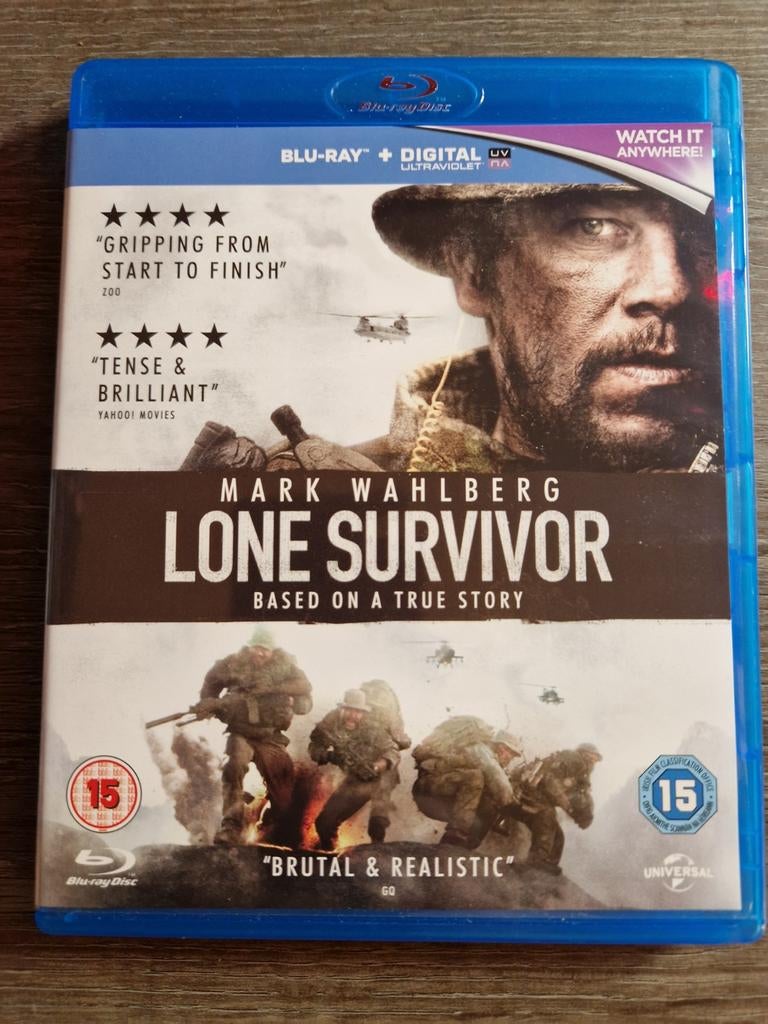 Lone Survivor (2013) blu-ray, Cd's en Dvd's, Blu-ray, Ophalen of Verzenden, Zo goed als nieuw, Actie