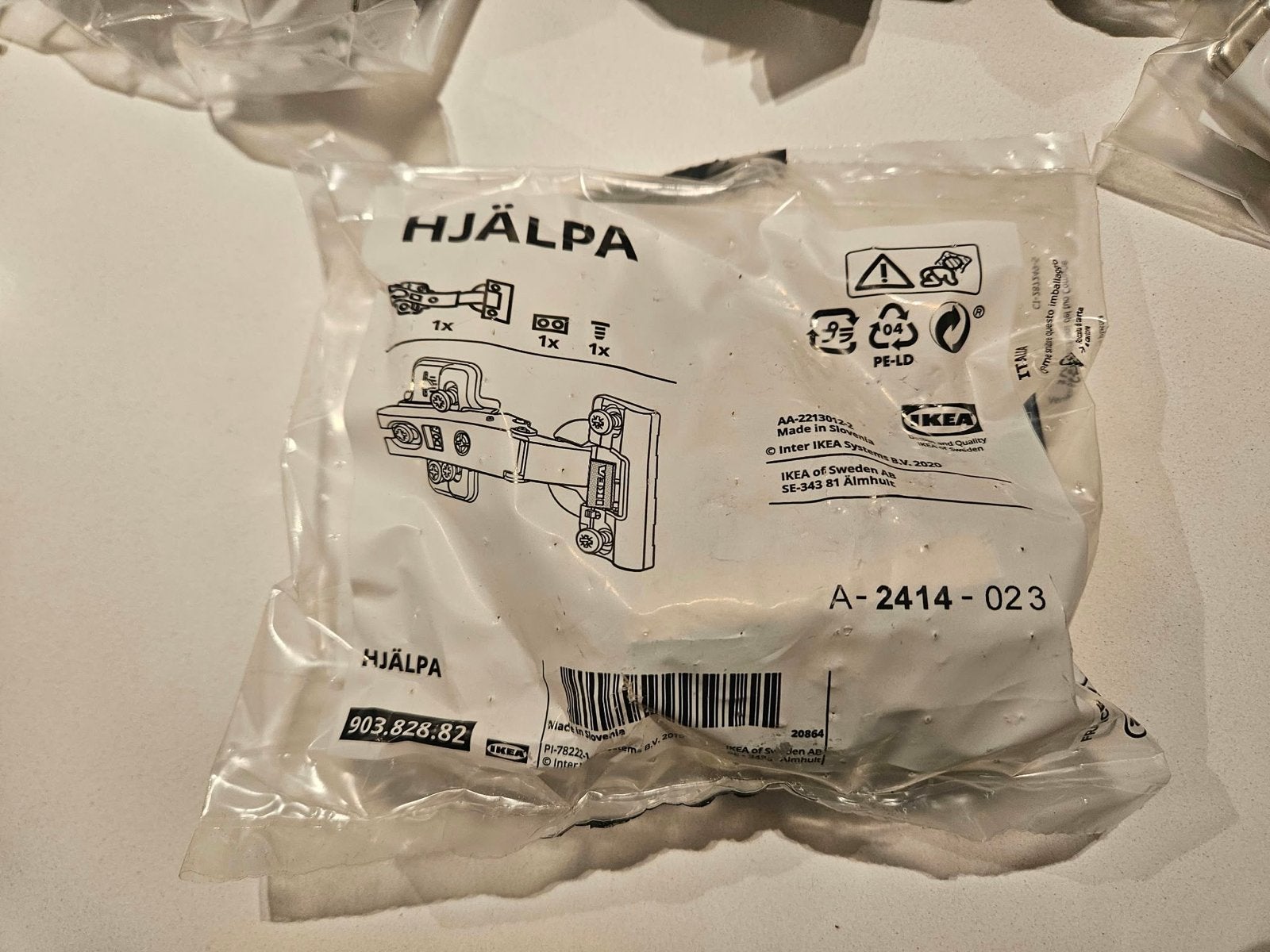 20x IKEA HJÄLPA Scharnieren (Nieuw!), Ophalen of Verzenden, Nieuw, Scharnier