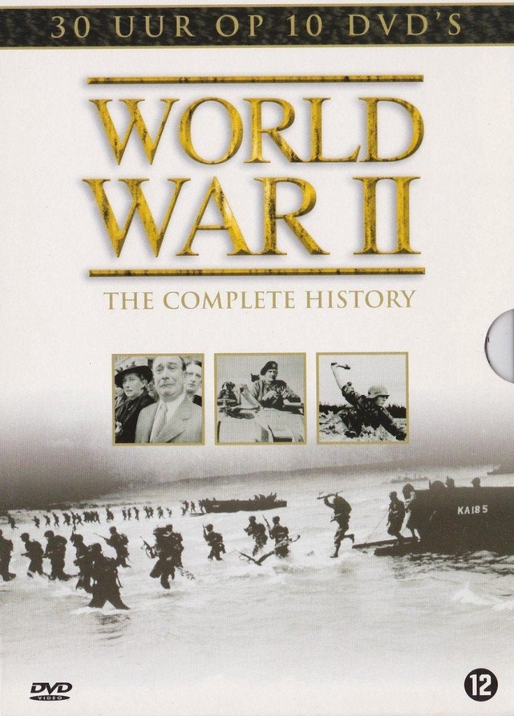 World War II - The Complete History (10 DVD box), Cd's en Dvd's, Vanaf 12 jaar, Ophalen of Verzenden, Zo goed als nieuw, Oorlog of Misdaad