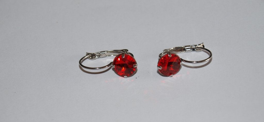 klap oorbellen rood, Sieraden, Tassen en Uiterlijk, Oorbellen, Overige materialen, Hangers, Nieuw, Ophalen of Verzenden