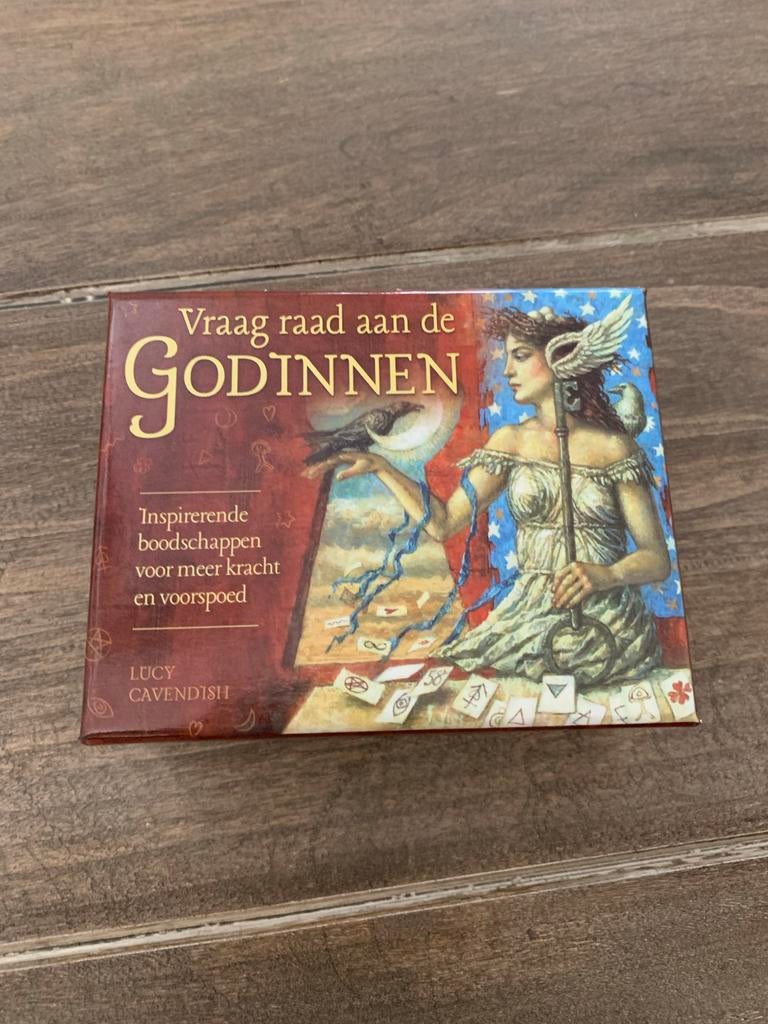 Orakeldeck Godinnen: Vraag raad aan de Godinnen, Ophalen of Verzenden, Zo goed als nieuw, Spiritualiteit algemeen, Overige typen