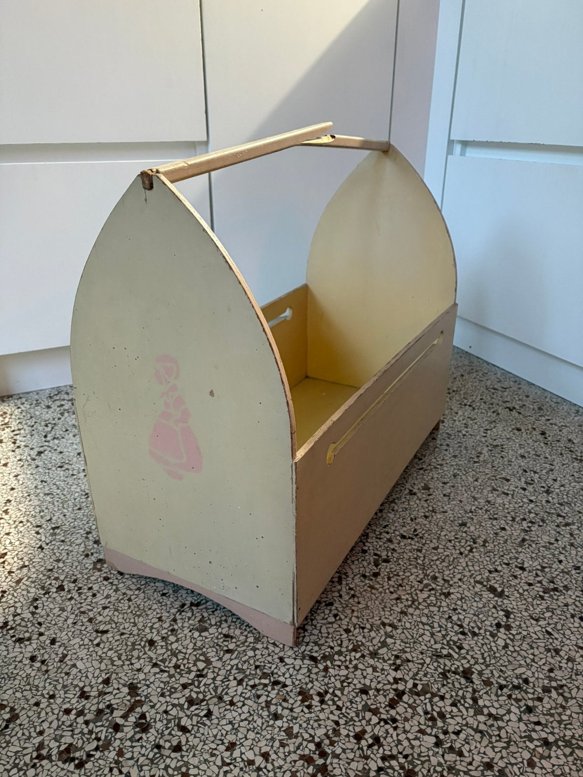 Gratis ophalen: Vintage poppenbed, Ophalen, Gebruikt, Babypop