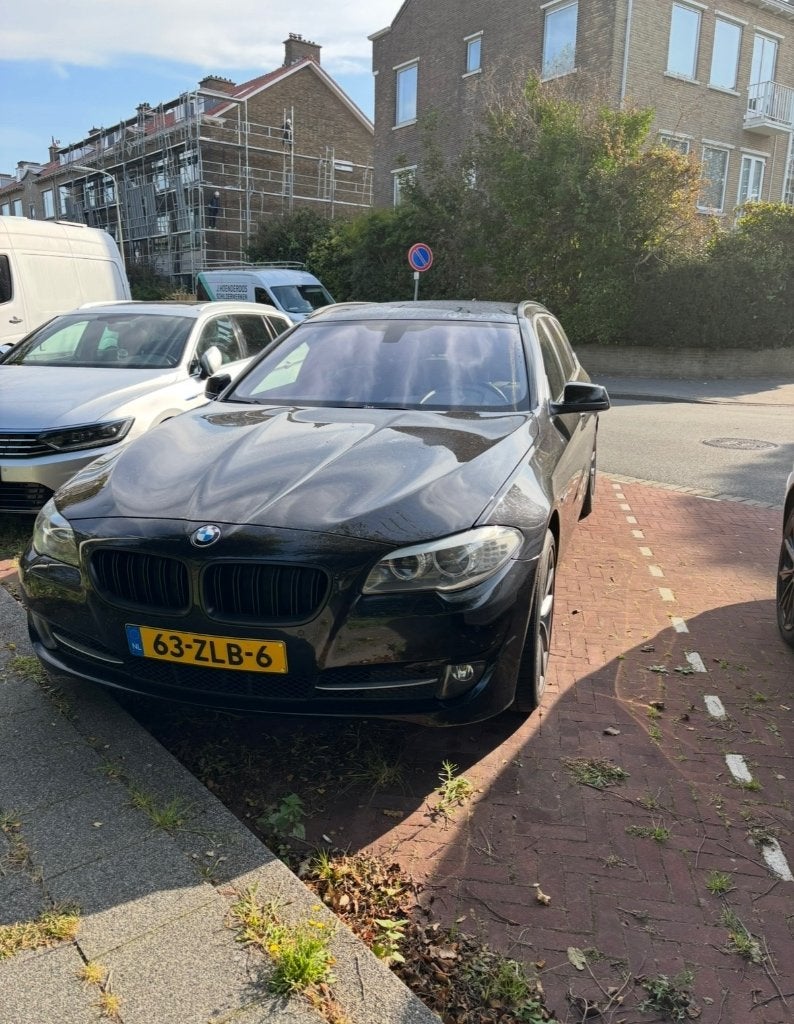 BMW 5-Serie 520i 184pk 2013 Zwart, 183 pk, Achterwielaandrijving, 4 cilinders, Zwart