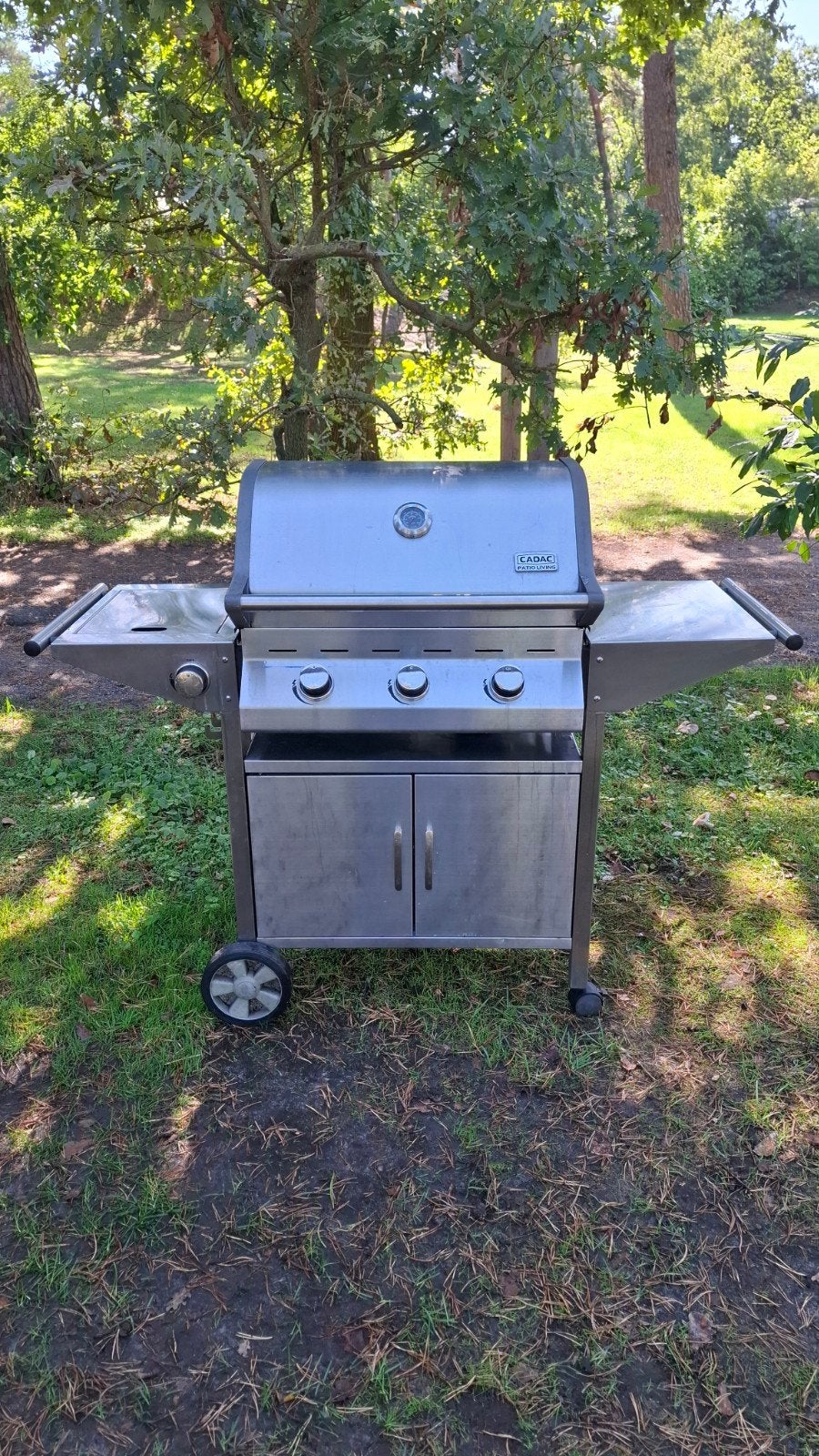 Cadac gasbarbecue met zijbrander en hoes, Ophalen, Gebruikt, Cadac