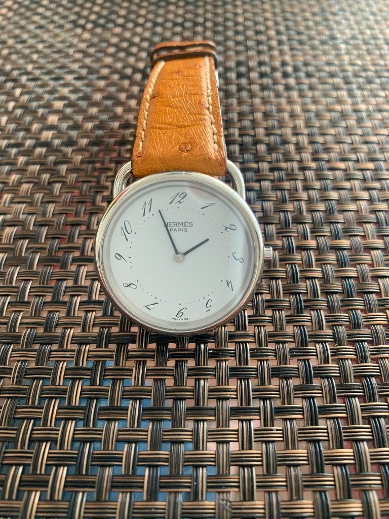Originele horloge Hermès Paris Arceau - Dames/Unisex Quartz, Overige merken, Staal, Gebruikt, Staal