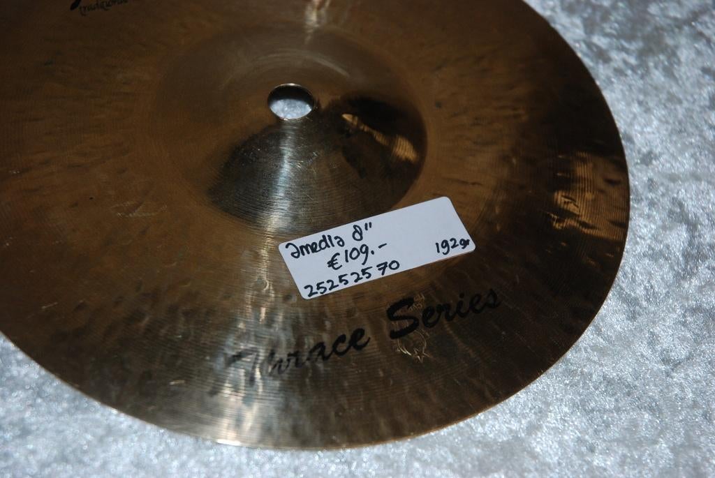 NIEUW!  Amedia Thrace serie splash rock  bekken 192gr 8 inch, ., Drums of Percussie, Nieuw, Ophalen of Verzenden