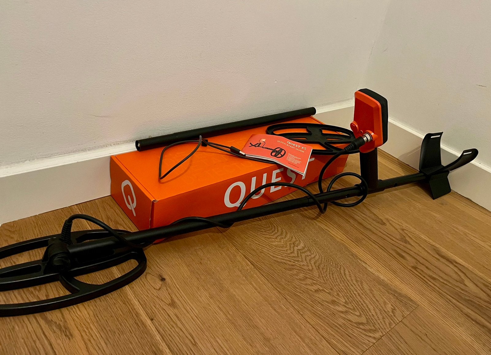 Foto 2 van Quest X5 Metaaldetector - Zo goed als nieuw!