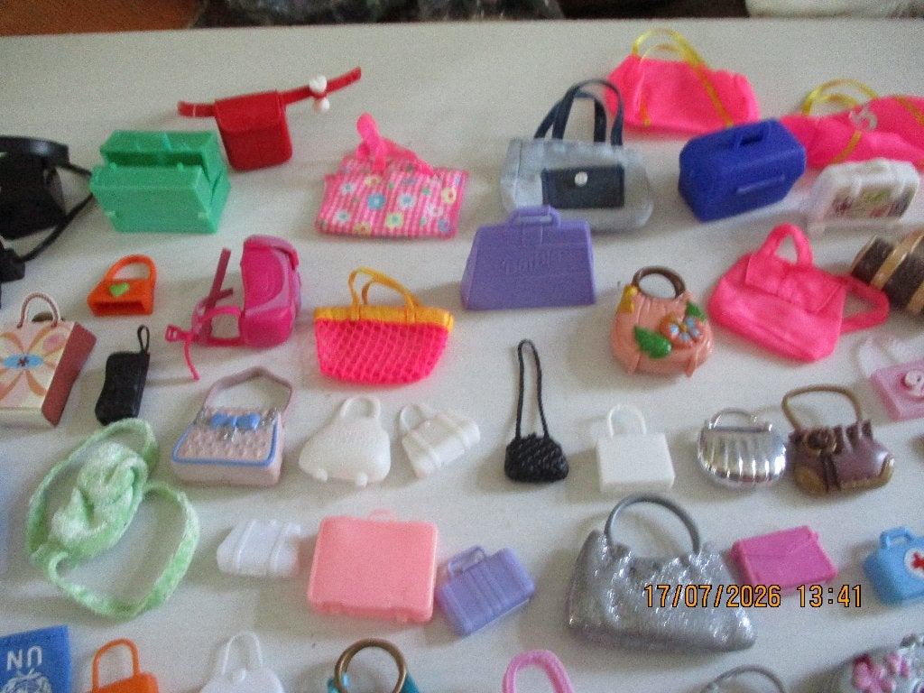 Barbie tasjes  49 stuks van over de jaren, Ophalen of Verzenden, Gebruikt