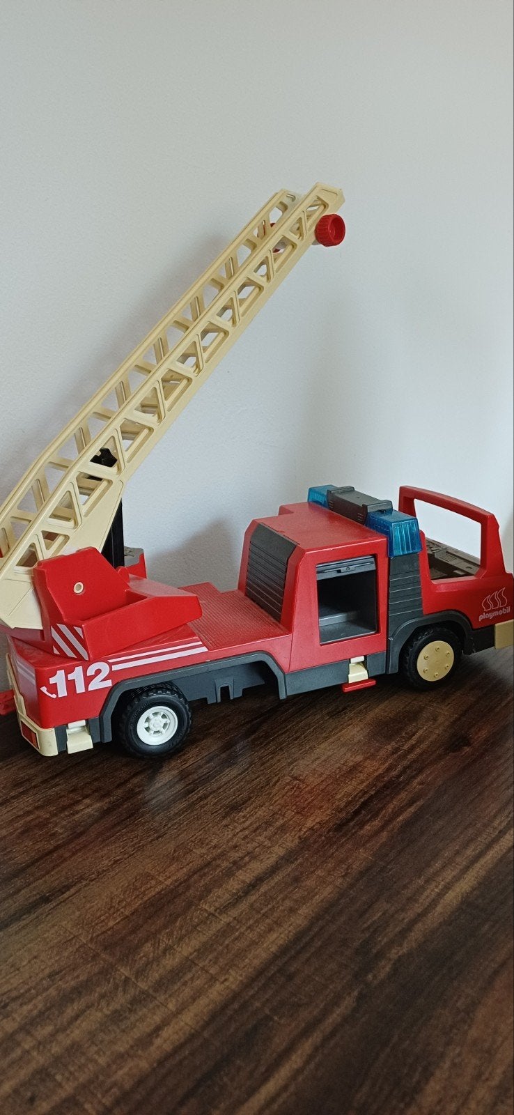 playmobiel brandweer ladderwagen, Hobby en Vrije tijd, Ophalen, Zo goed als nieuw, Auto