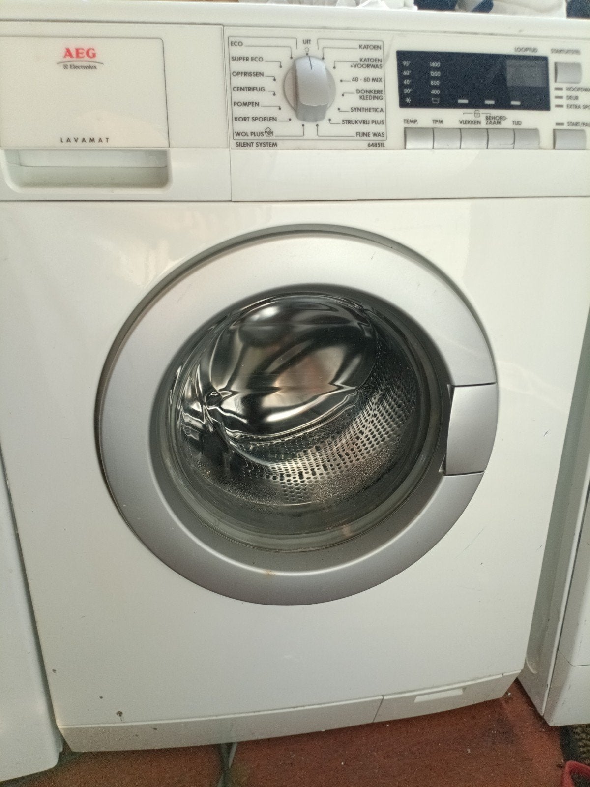 AEG Lavamat 64851L wasmachine ( met garantie ), Witgoed en Apparatuur, Ophalen of Verzenden, Zo goed als nieuw, Voorlader, 85 tot 90 cm