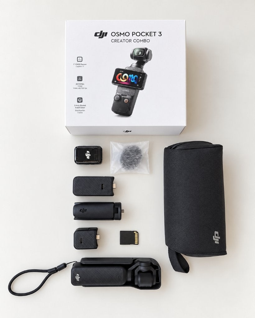 DJI Osmo Pocket 3 Creator Combo – In nieuwstaat!, Audio, Tv en Foto, Overige merken, Externe microfoon, Overige soorten, Zo goed als nieuw