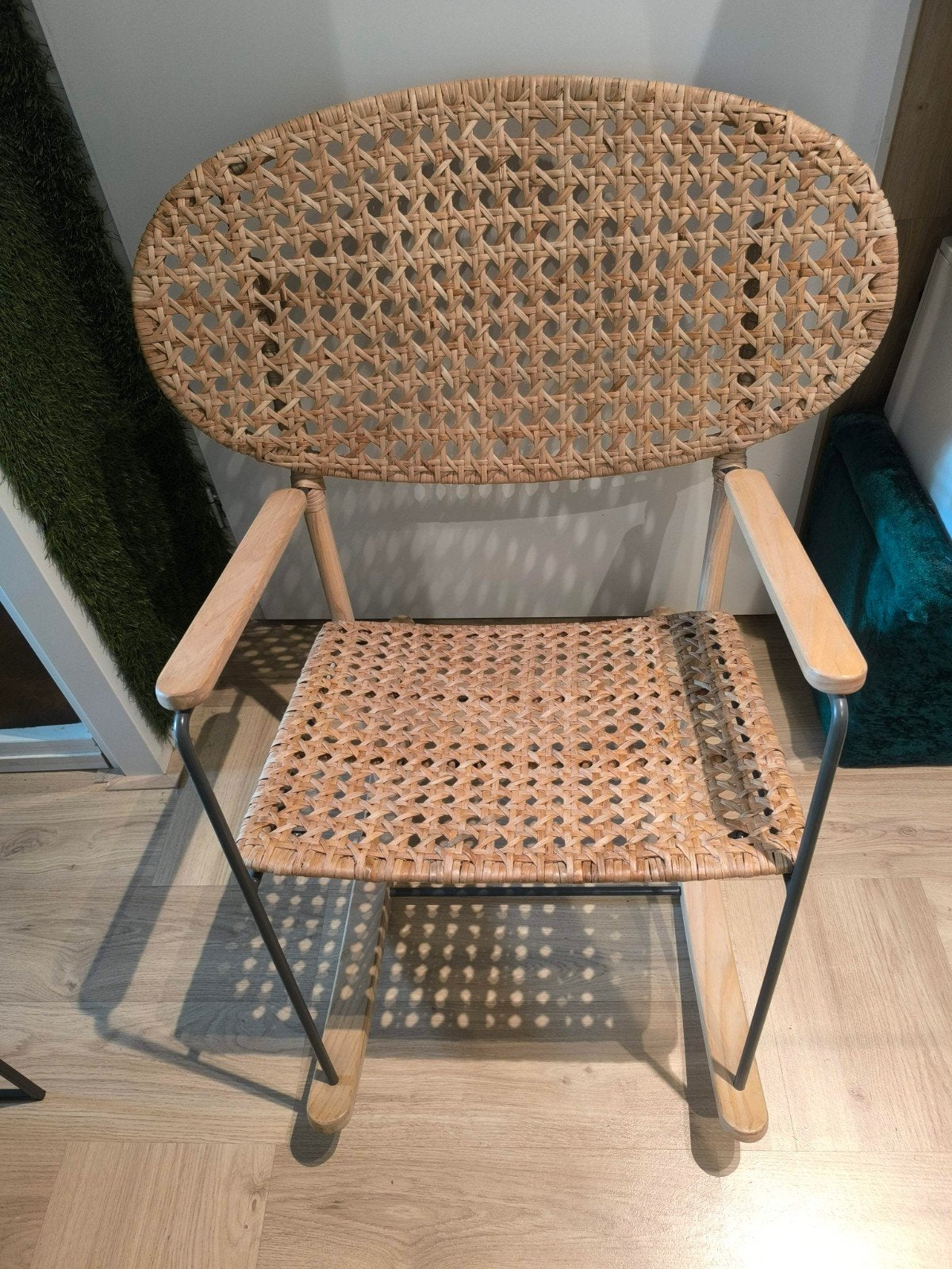 IKEA GRÖNADAL schommelstoel, Modern, Scandinavisch, Natuurlijk, Overige kleuren, Hout, Ophalen of Verzenden