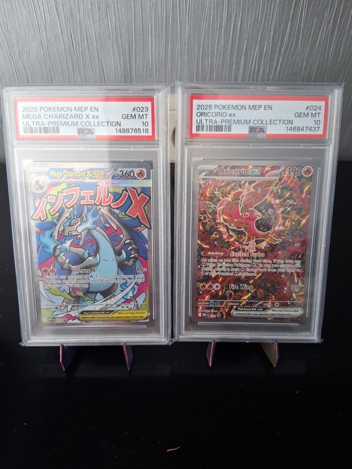 Charizard Ex #023 en Oricorio #024 PSA 10!, Ophalen of Verzenden, Zo goed als nieuw