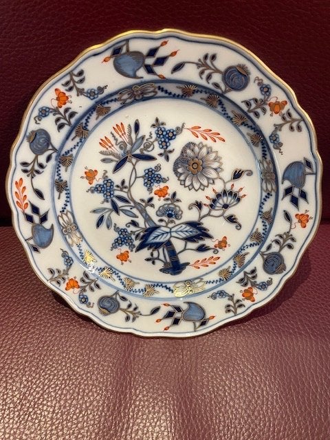 Antiek porseleinen bord van Meissen - nieuw, Ophalen of Verzenden
