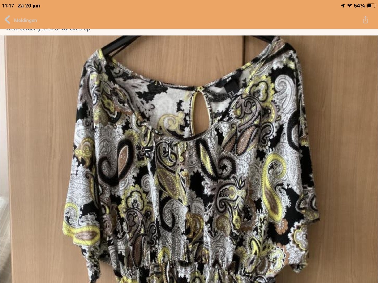 Tuniek bloes met paisley print - Maat XS, Verzenden, Nieuw, Maat 34 (XS) of kleiner, Overige kleuren
