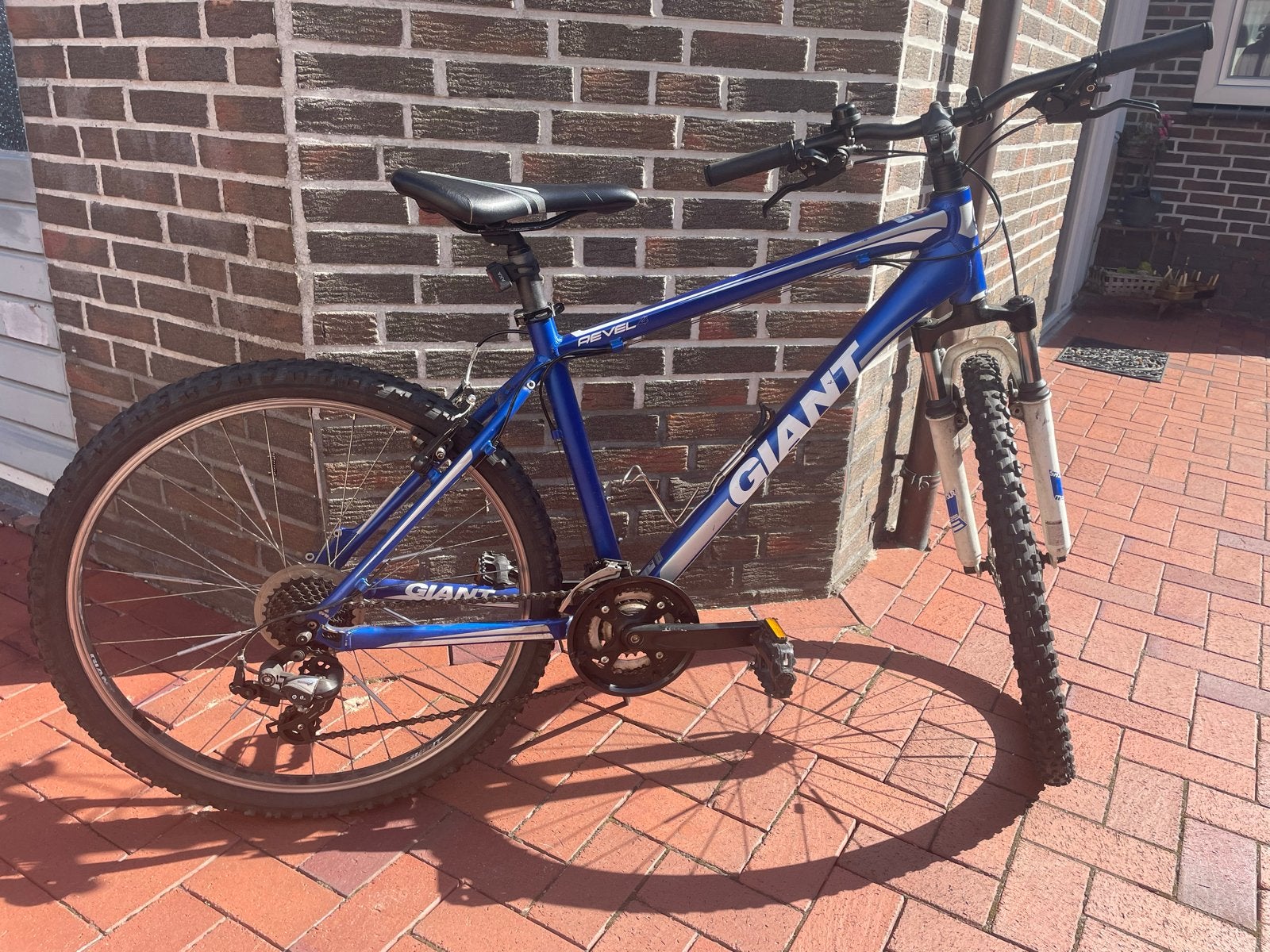 Giant Revel Mountainbike - Blauw, maat M, Fietsen en Brommers, Ophalen, Gebruikt, Hardtail, Heren