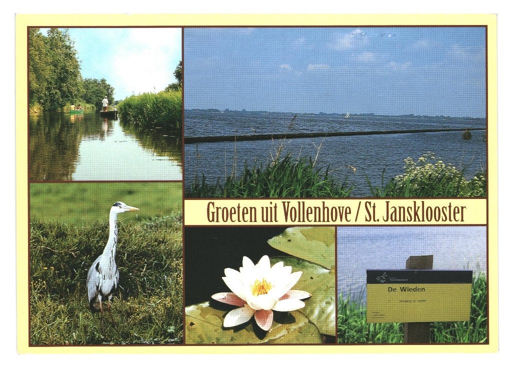 984171	Vollenhove	St Jansklooster	80+ Ov	Gelopen met zegel, Verzamelen, Ansichtkaarten | Nederland, Ophalen of Verzenden, 1980 tot heden