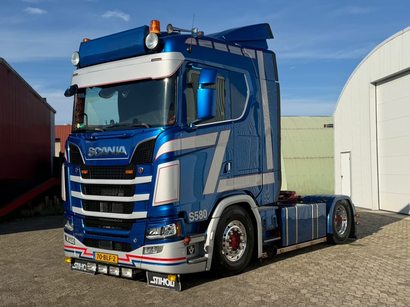 Scania S 580 4x2 vollucht FIRST OWNER! (bj 2019), Automaat, Euro 6, Scania, Blauw