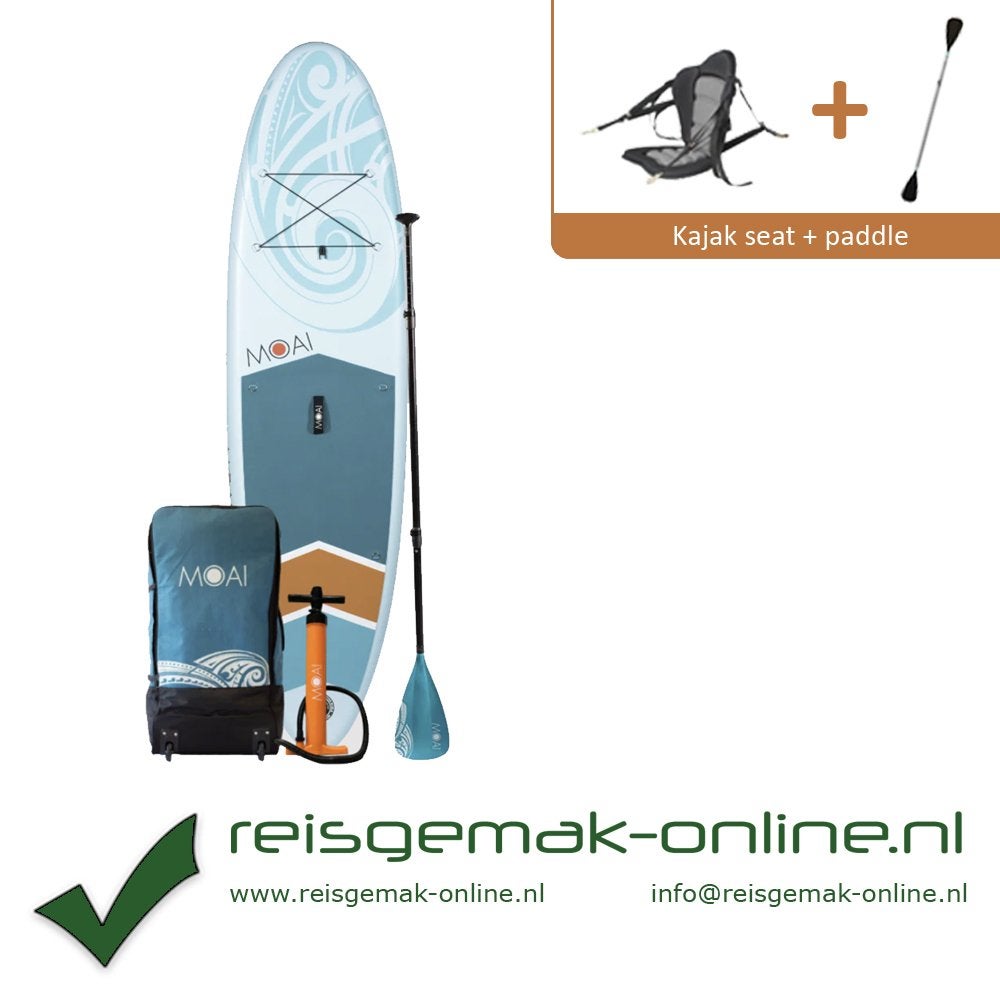 Complete MOAI 10.6 SUP board + Kajak zitje + paddle | Nieuw, Ophalen of Verzenden, Nieuw, SUP-boards