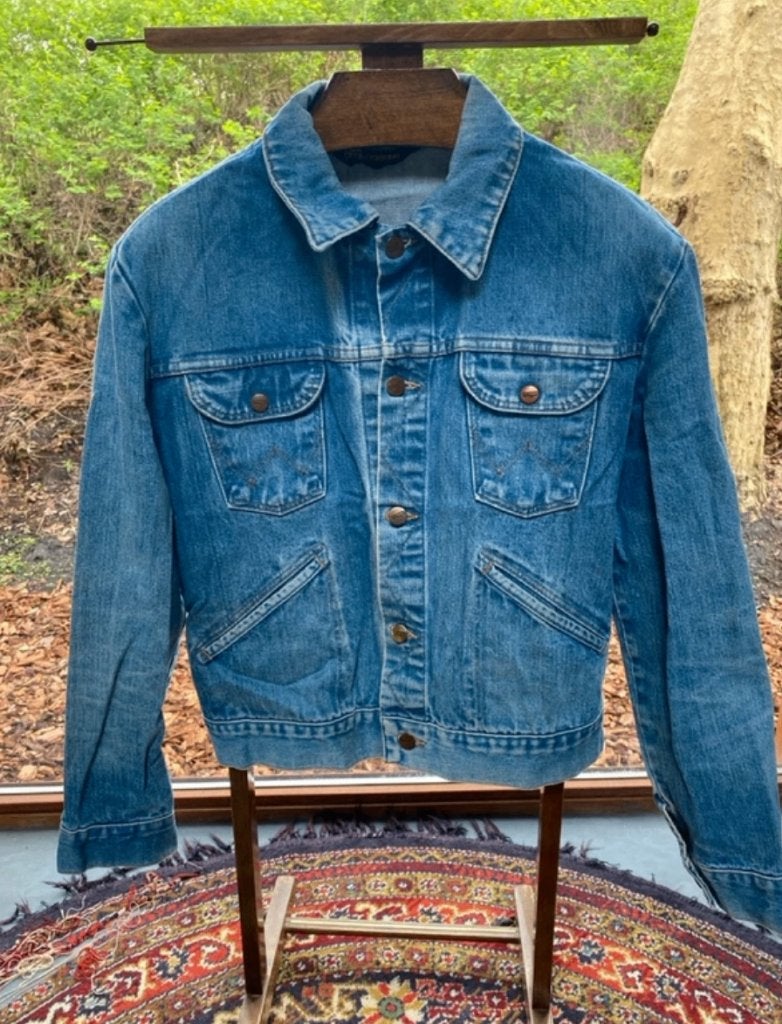 Wrangler W13A Jacket 1970s/1980s - iconic denim jacket, Wrangler, Ophalen of Verzenden, Gedragen, Maat 48/50 (M)