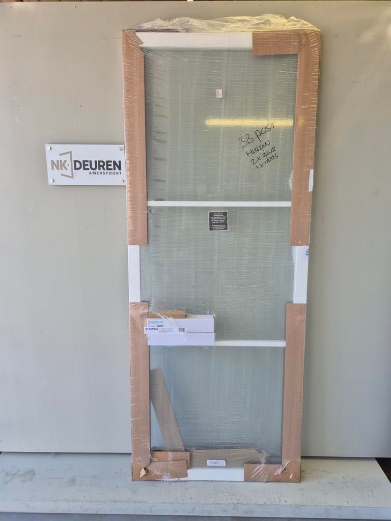 Skantrae SSL 4043 BG (930x2315) incl: handgreep+rolslot, Ophalen, Binnendeur, Nieuw, Glas