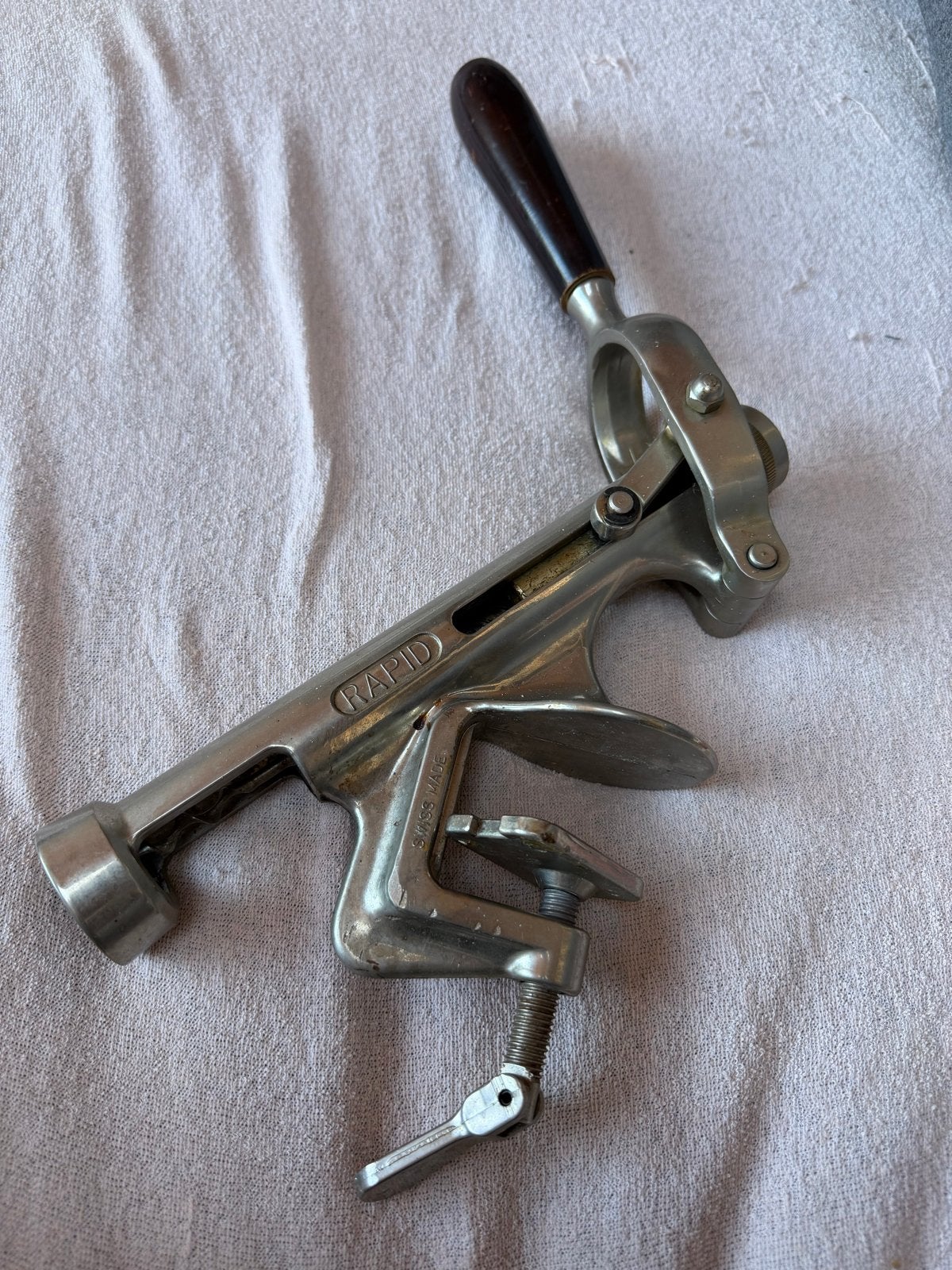 Vintage Rapid kurkentrekker - Swiss Made, Ophalen