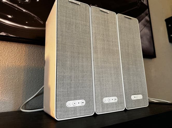 3x IKEA Symfonisk Speaker SONOS Wit in Nieuwstaat