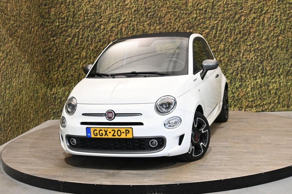 Fiat 500C 1.0 Hybr. Sport Cabrio | Carplay | PDC | Climate, Auto's, Fiat, Gebruikt, Euro 6, Cabriolet, 4 stoelen