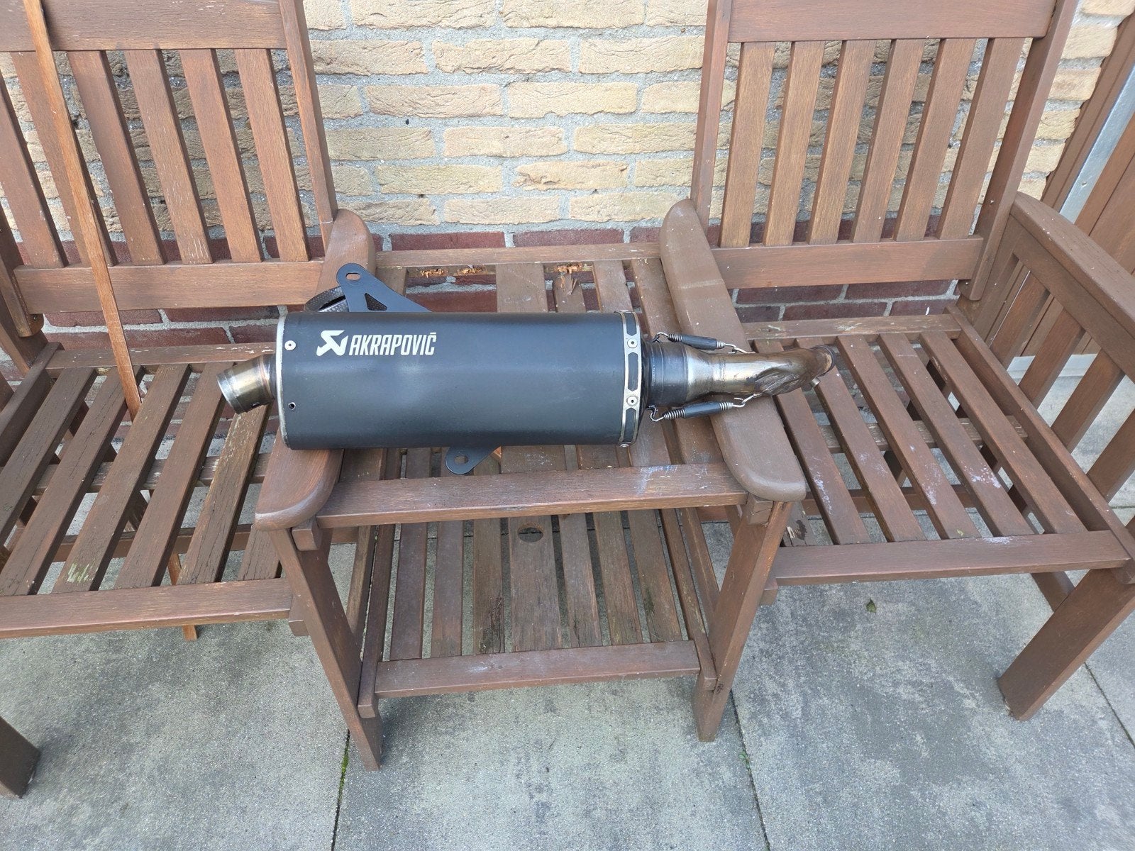 Akrapovic uitlaat voor Vespa GTS (Opknapper)., Ophalen of Verzenden, Gebruikt