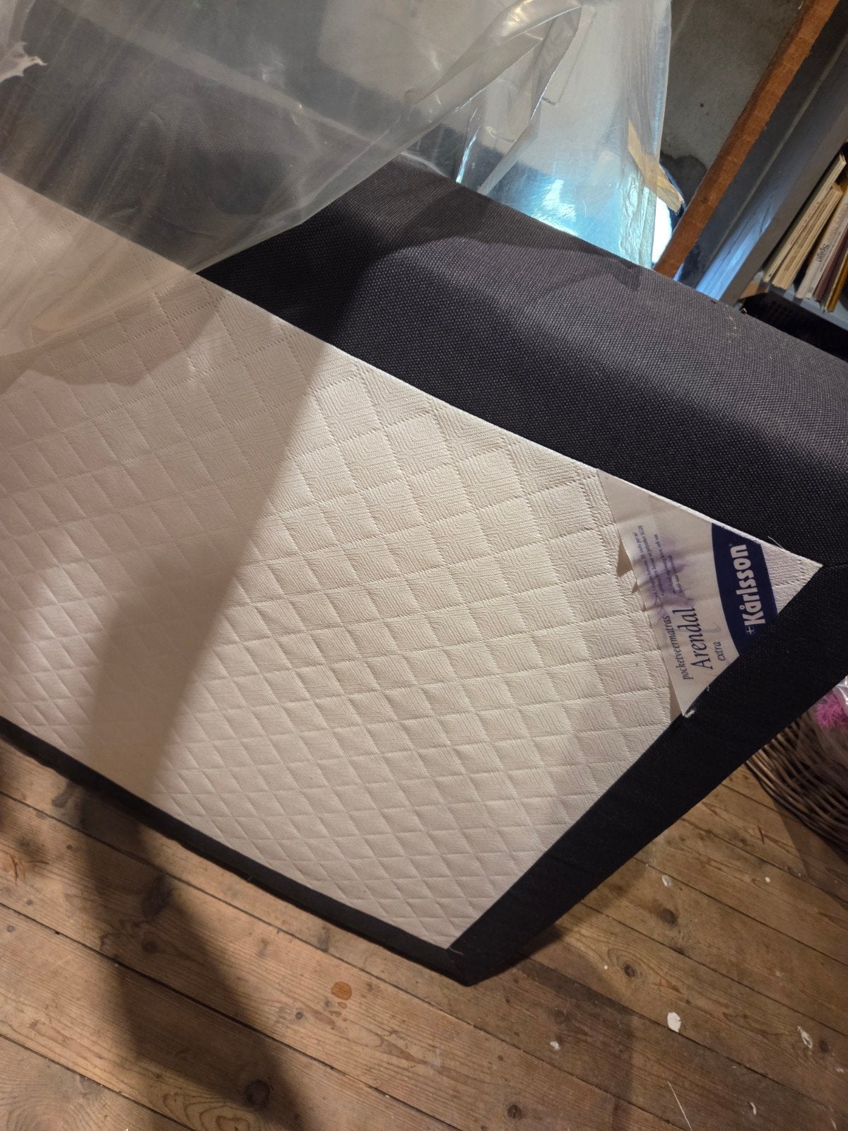 Karlsson Arendal extra pocketvering matras 90x220 stevig, Ophalen, 90 cm, Eenpersoons, Nieuw