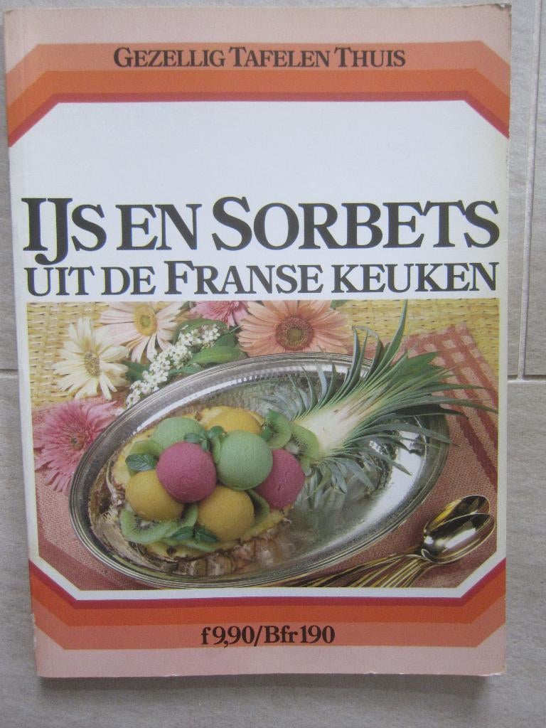 IJS en SORBETS uit de Franse keuken boekwerk GEBAK, Onbekend, Hoofdgerechten, Ophalen of Verzenden, Zo goed als nieuw