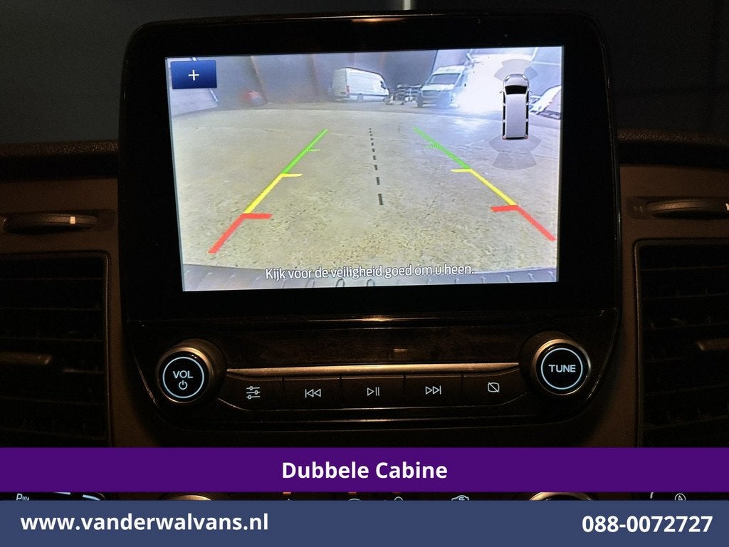 Ford Transit Custom 2.0 TDCI 170pk L2H1 Dubbele Cabine Euro6, Auto's, Stof, Gebruikt, 4 cilinders, 2800 kg