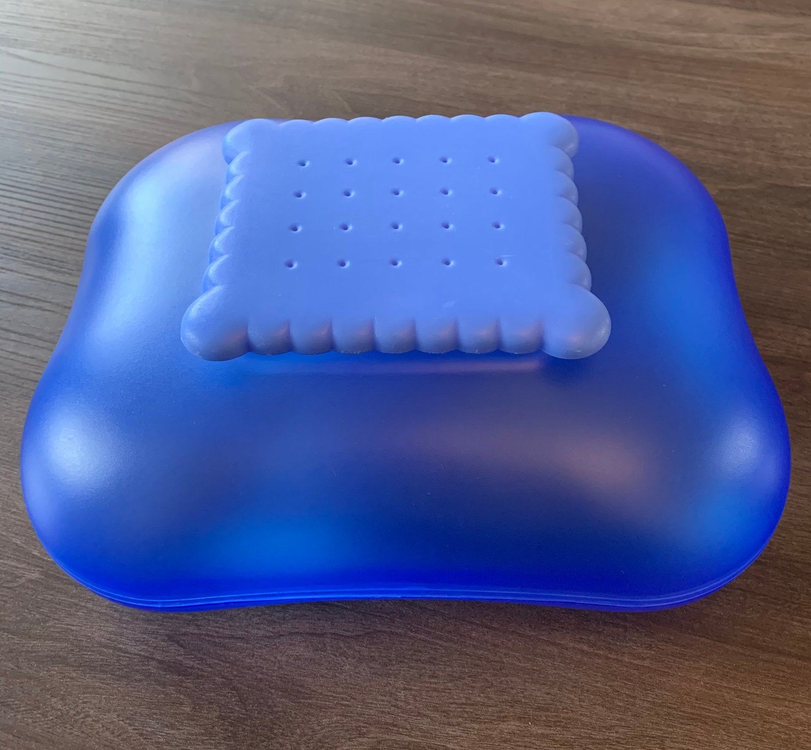 Alessi “Mary Biscuit” koekjestrommel blauw, Kunststof, Ophalen of Verzenden, Alessi, Overige typen