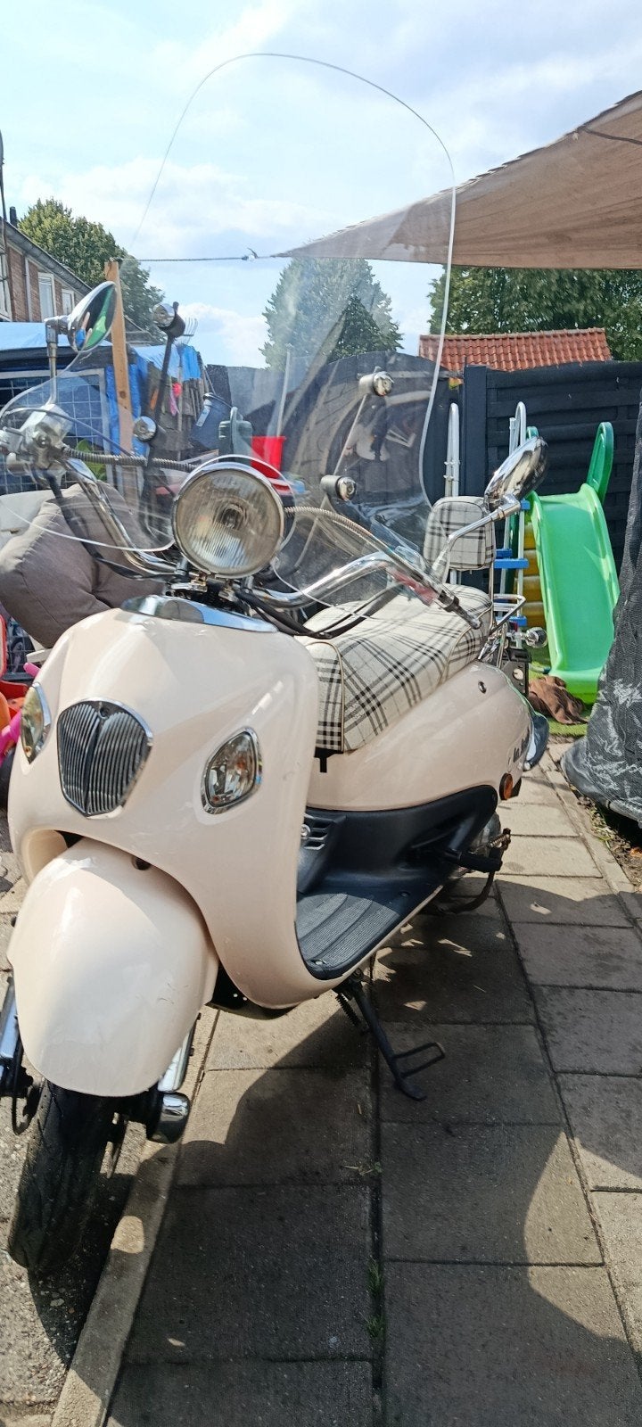 Scooter blauw kenteken, Fietsen en Brommers, Ophalen of Verzenden, Overige typen, Overige merken