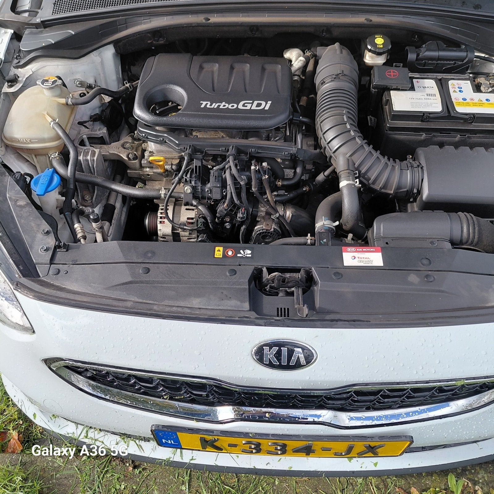 te koop mooie  kia ceed, Auto's, Stof, Euro 6, Wit, Stationwagon