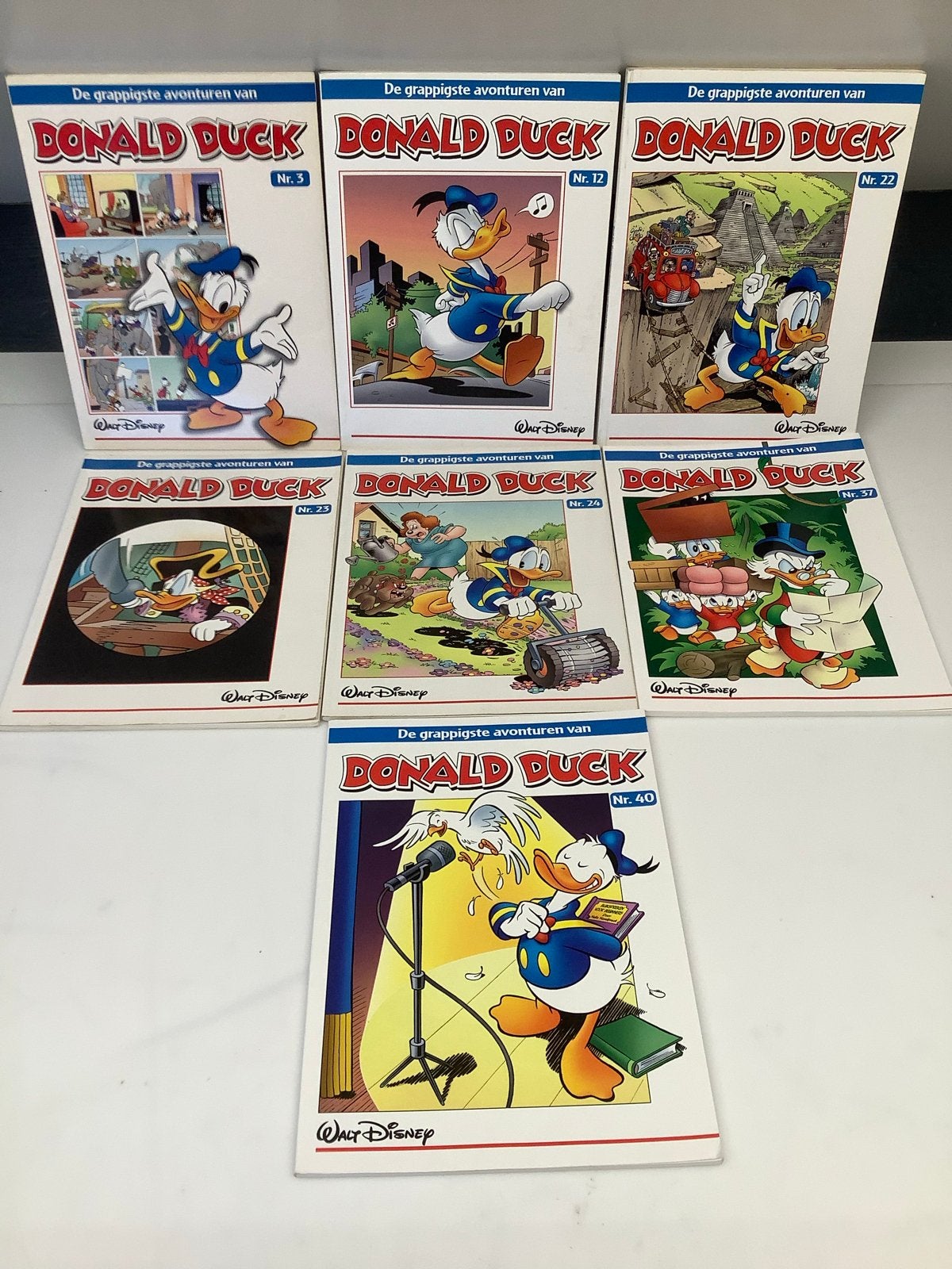 Donald Duck - De grappigste avonturen van (7 delen), Meerdere stripboeken, Ophalen of Verzenden, Gelezen