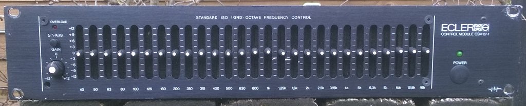 Equalizer Ecler EQM 27-1, Muziek en Instrumenten, Effecten, Gebruikt, Ophalen of Verzenden, Nb, Nb