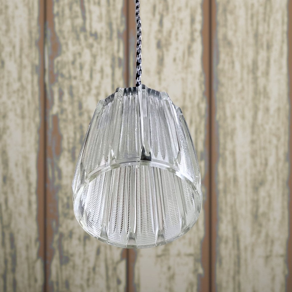 Vintage Hanglamp Holophane Kokermodel, Ophalen of Verzenden