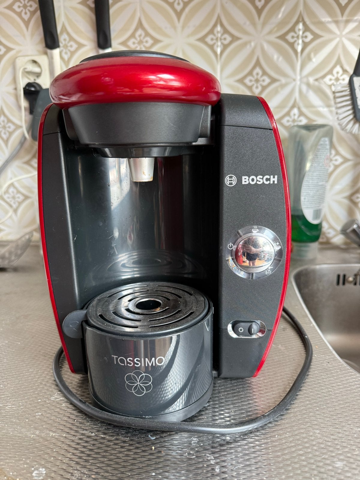 Bosch Tassimo T40 Koffiepadmachine Koffiezetapparaat, Ophalen, Gebruikt, Koffiemachine, Koffiepads en cups