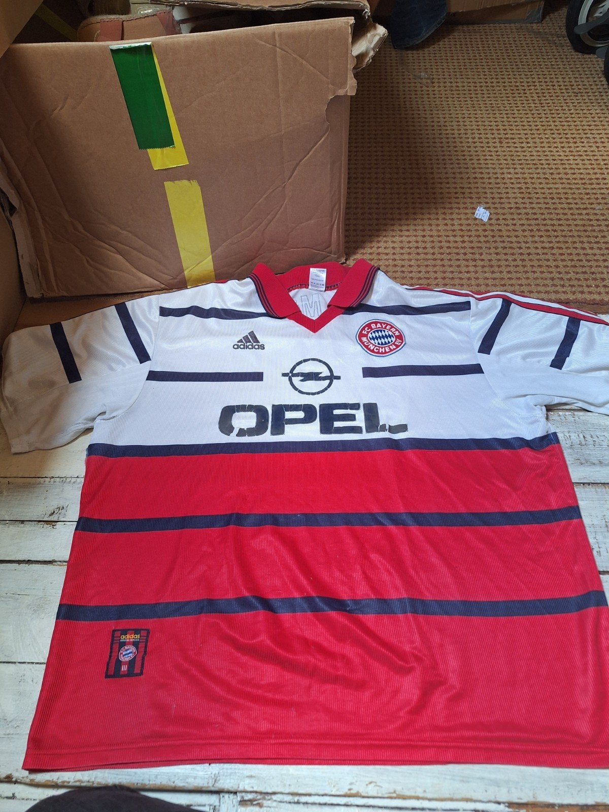 Vintage Adidas Bayern München Shirt 1999/00 Maat XXL!, Verzamelen, Sportartikelen en Voetbal, Ophalen of Verzenden, Gebruikt, Buitenlandse clubs