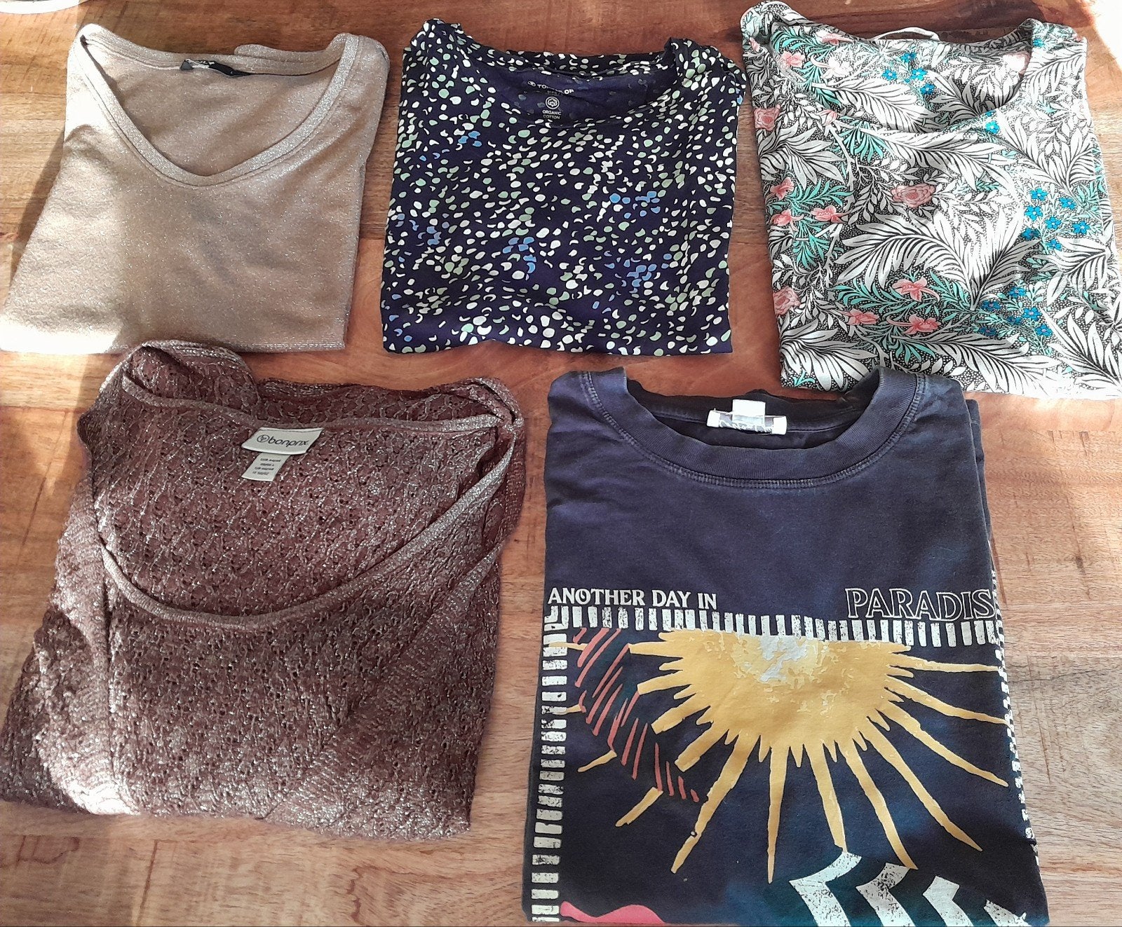 Kledingpakket tshirts dames maat L / 44, Ophalen of Verzenden, Zo goed als nieuw, Maat 42/44 (L)