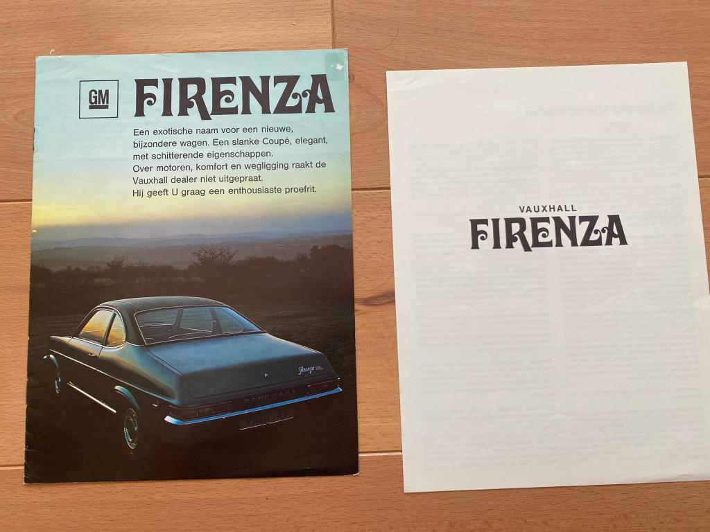 Vauxhall Firenza - De sportieve uitvoering van Vauxhall, Gelezen, Vauxhall, Ophalen of Verzenden, Overige merken